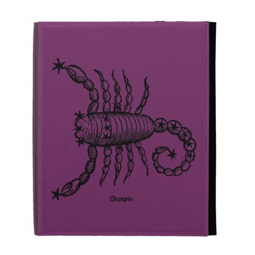 Zodiac Scorpio 1482 iPad Folio Case