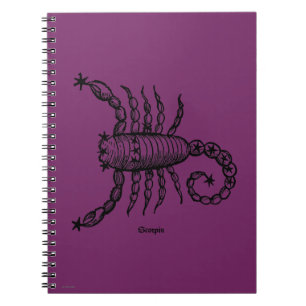 Zodiac: Scorpio, 1482 Notebook