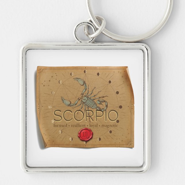 Zodiac - Scorpio - Keychain (Front)