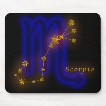Zodiac - Scorpio Mouse Pad by screenexa at Zazzle
