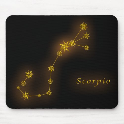 Zodiac _ Scorpio Mouse Pad