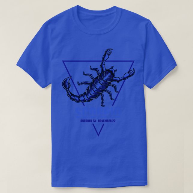 Zodiac Scorpio T-Shirt (Design Front)