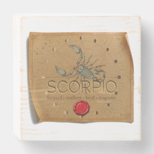 Zodiac - Scorpio - Wood Box Art
