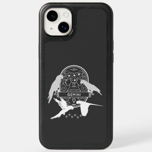 Zodiac Sign and Matching Pets Gemini _ Parrotb OtterBox iPhone 14 Plus Case