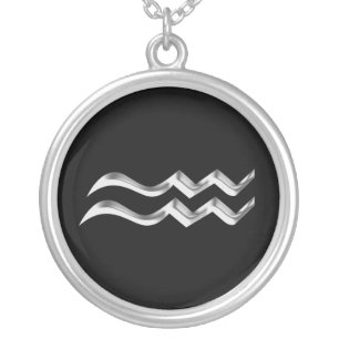 Zodiac Sign Aquarius necklace