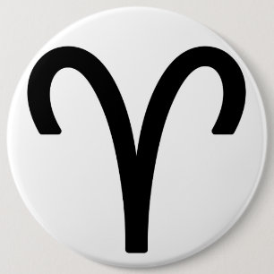 Zodiac sign Aries Pinback Button