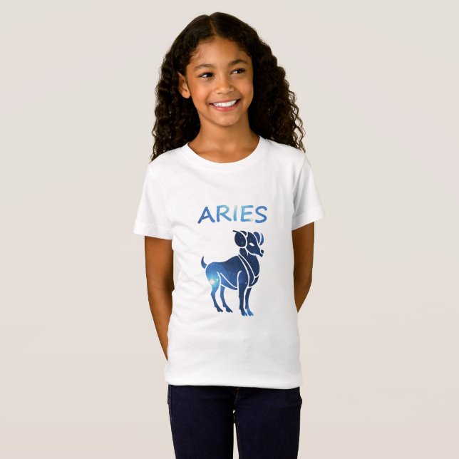 Zodiac sign Aries Ringer T-Shirt (Front Full)