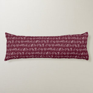 Zodiac Sign Body Pillow(CranberryRed) Pillow
