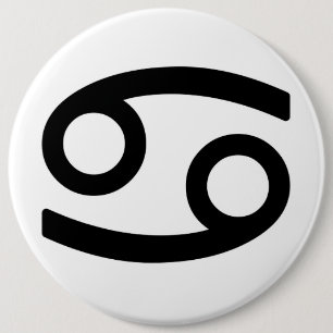 Zodiac sign Cancer Button