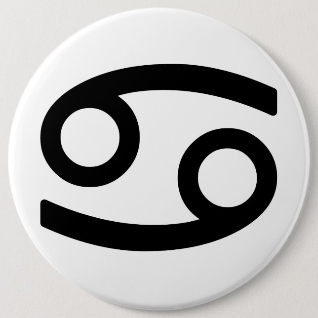 Zodiac sign Cancer Button (Front)