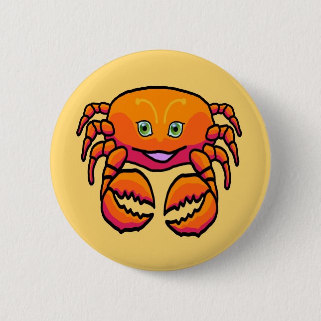 Zodiac sign Cancer Button (Front)
