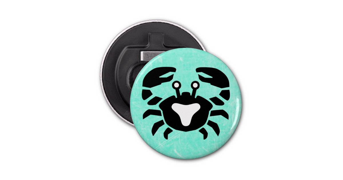 Zodiac Sign Cancer, Crab Symbol Bottle Opener | Zazzle.com