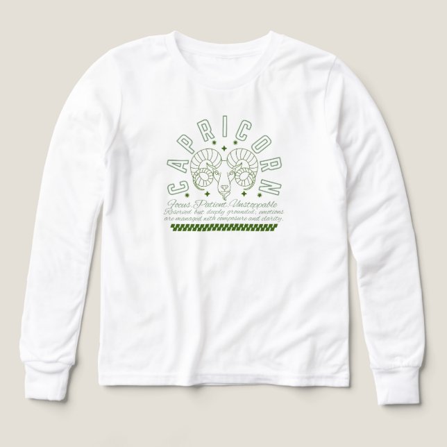 Zodiac sign-CAPRICORN born Tri-Blend Shirts (Design Front)