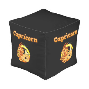 Zodiac sign Capricorn Outdoor Pouf