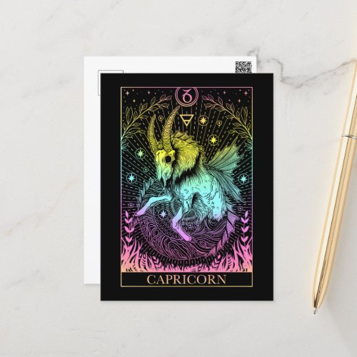 Zodiac sign Capricorn Tarot card