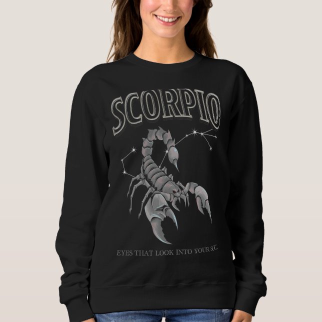 Zodiac Sign Constellation Scorpio Astrology Horosc Sweatshirt (Front)