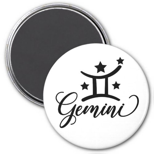 Zodiac Sign Gemini Magnet