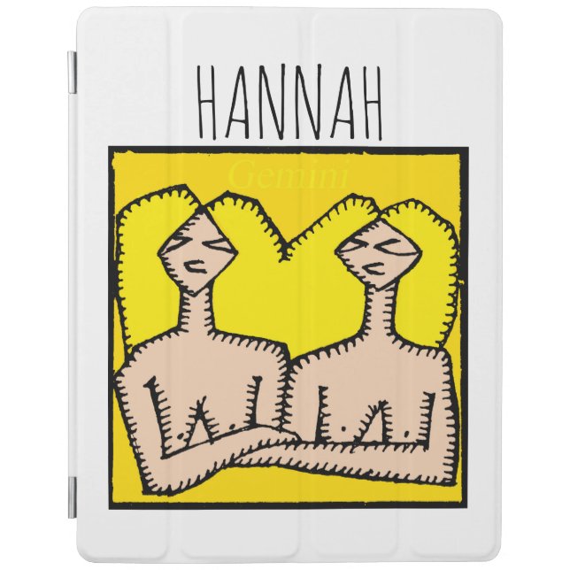 Zodiac Sign Gemini personalized Birthday iP Cover (Front)