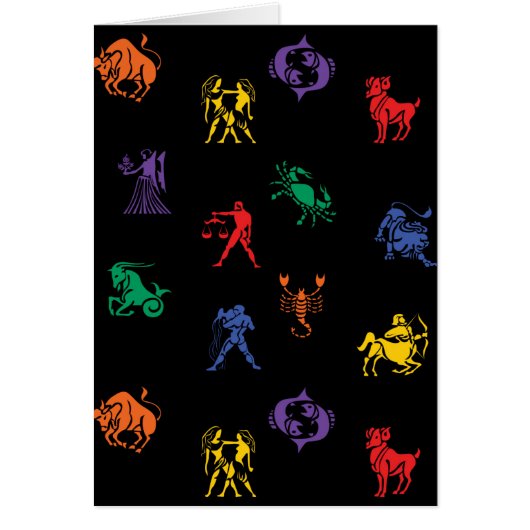 Zodiac Sign Icon Cards (Front)