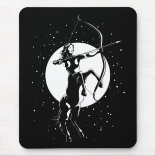 Zodiac Sign Illustration - Sagittarius Mouse Pad