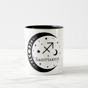 Zodiac Sign In Moon/Sagittarius Two-Tone Coffee Mug
