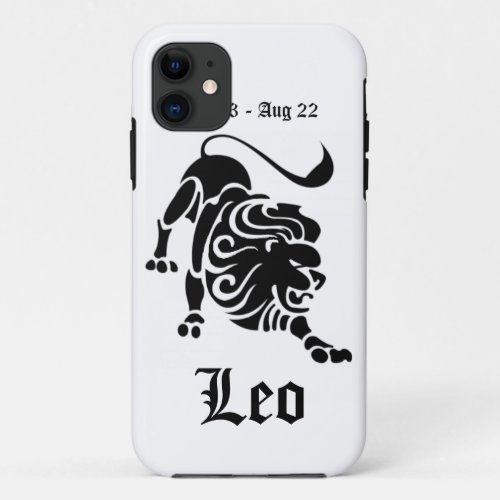 Zodiac Sign _ Leo iPhone 11 Case
