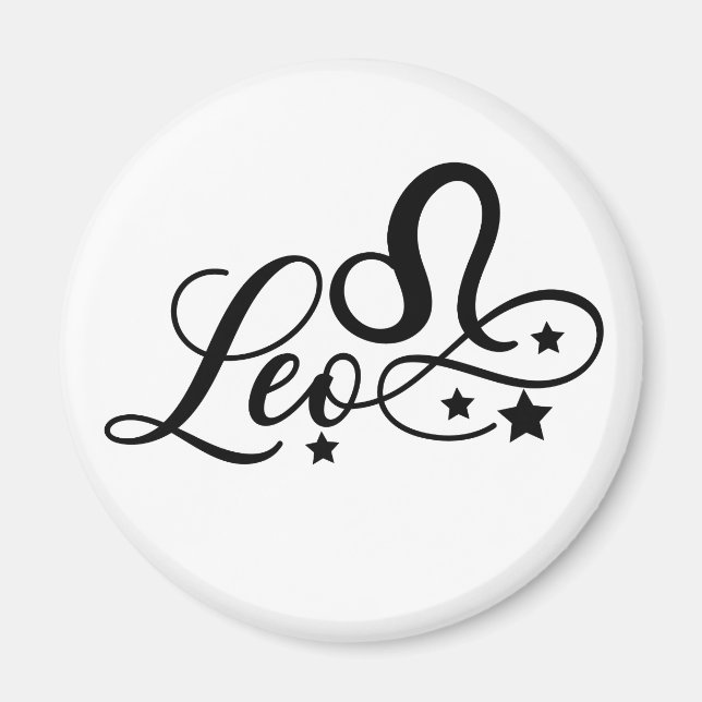 Zodiac Sign Leo Magnet (Front)