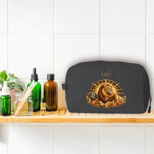 Zodiac Sign Leo Personalized Dopp Kit