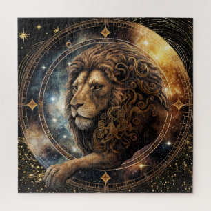 Zodiac Sign Leo Puzzle, 20"x20" 676 pcs. Jigsaw Puzzle