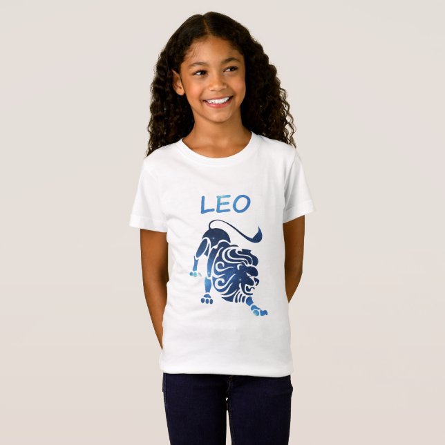 Zodiac sign Leo Ringer T-Shirt (Front Full)