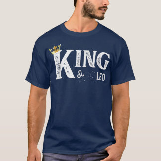 Zodiac Sign Leo Team Normal King Leo Zodiac 2594 T-Shirt