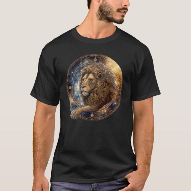 Zodiac Sign LeoLioness T-Shirt (Front)