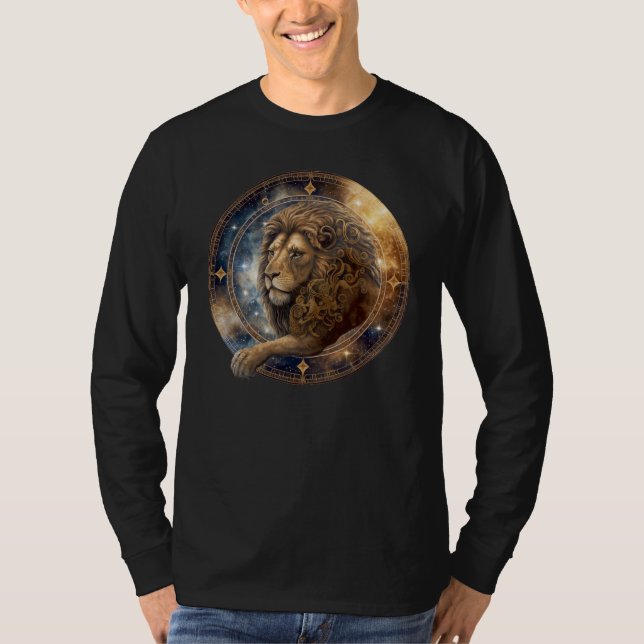 Zodiac Sign LeoLioness T-Shirt (Front)