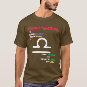 Zodiac sign - Libra T-Shirt