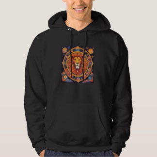 Zodiac Sign Lion Birthday Fire Sign Hoodie
