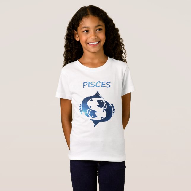 Zodiac sign Pisces Ringer T-Shirt (Front Full)