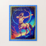 Zodiac Sign Sagittarius as the Celestial Archer Jigsaw Puzzle