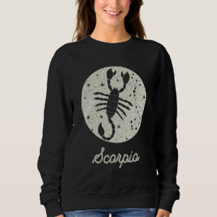 Zodiac Sign Scorpio Birthday Graphic for Men and W Sweatshirt