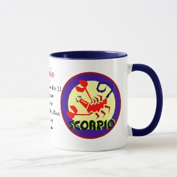 Zodiac Sign Scorpio Horoscope Symbol Coffee Cup by Magical_Maddness at Zazzle