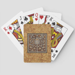 ZODIAC SIGN SCORPIO POKER CARDS