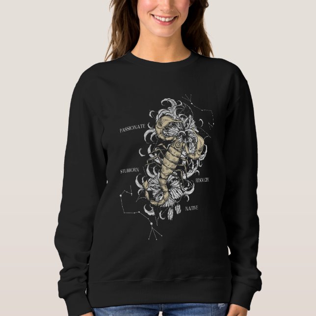 Zodiac Sign Scorpio Sweatshirt (Front)