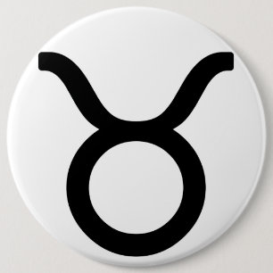 Zodiac sign Taurus Pinback Button