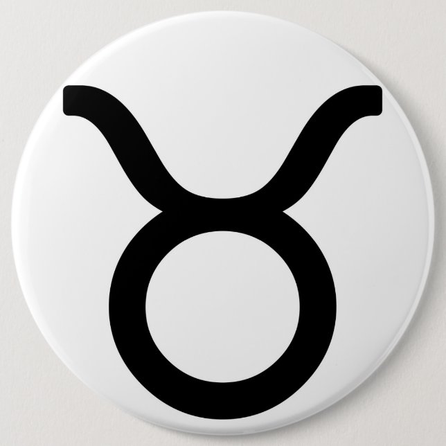 Zodiac sign Taurus Pinback Button (Front)