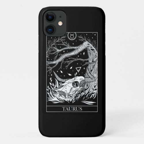 Zodiac sign Taurus Tarot card  Case_Mate iPhone Ca iPhone 11 Case