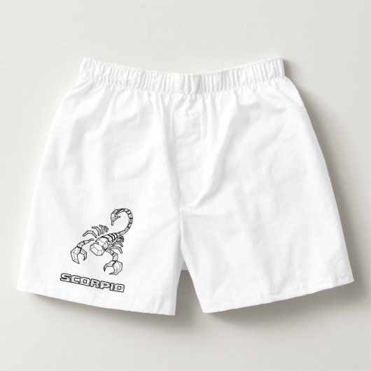 Zodiac Sign Underwear(Scorpio) Boxers (Front)