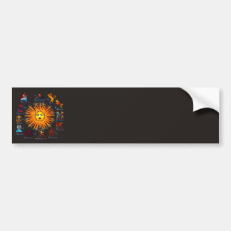 Zodiac-Signs-All-V-1 Bumper Sticker