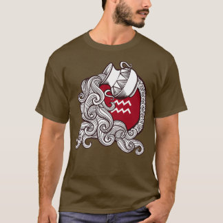 Zodiac signs Aquarius T-Shirt