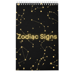 Zodiac Signs Astrological Collection Wall Calendar