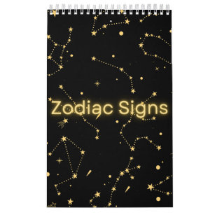 Zodiac Signs Astrological Collection Wall Calendar