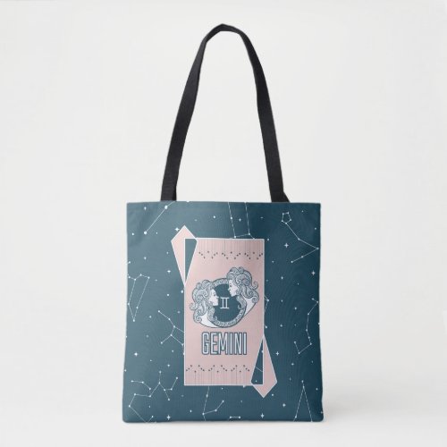 Zodiac Signs _ Gemini Tote Bag